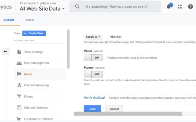 Google Analytics Destination Goals and How to Use Them