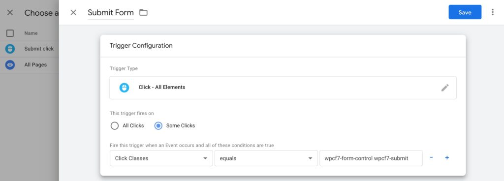 Google Tag Manager Submit Form